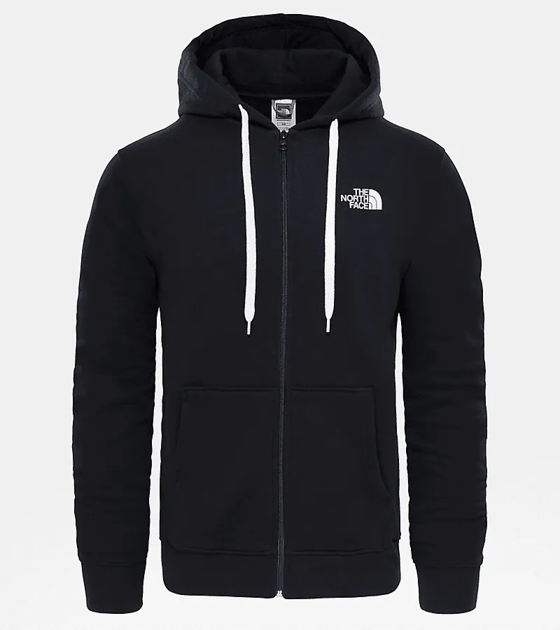 THE NORTH FACE MEN’S OPEN GATE FZ HD Tnf Black- Tnf White felpa con cappuccio e zip lunga