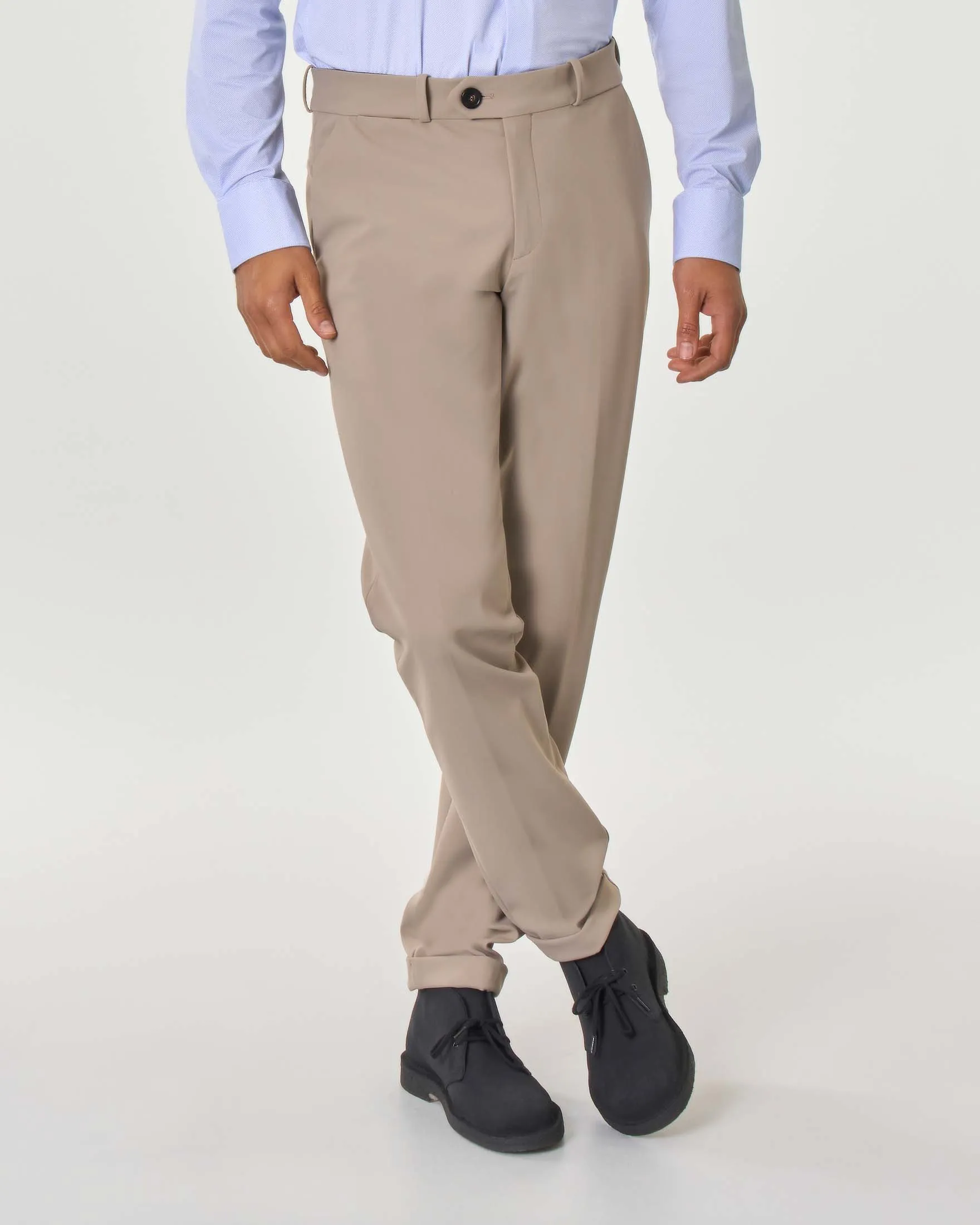 Winter Chino Pant sabbia in tessuto tecnico stretch