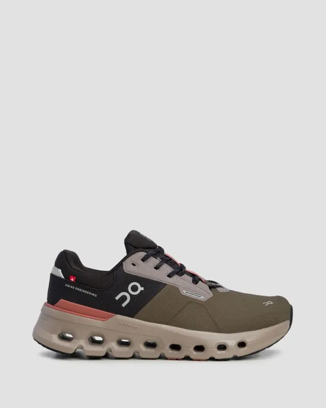 Wodoodporne buty biegowe damskie On Running Cloudrunner 2 Waterproof 3WE10142131-olive-mahogany
