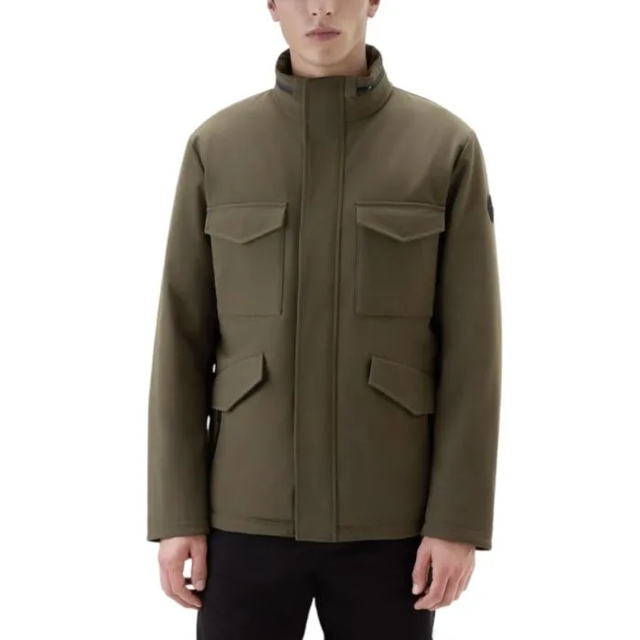 Woolrich Giacca In Soft Shell Field Verde Militare