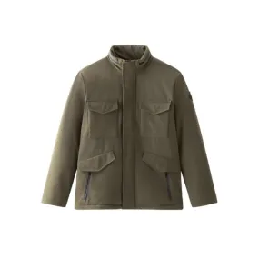 Woolrich Giacca In Soft Shell Field Verde Militare